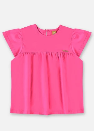 Up Baby - Bata Infantil Básica em Meia Malha Rosa - UP BABY