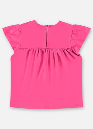 Up Baby - Bata Infantil Básica em Meia Malha Rosa - UP BABY
