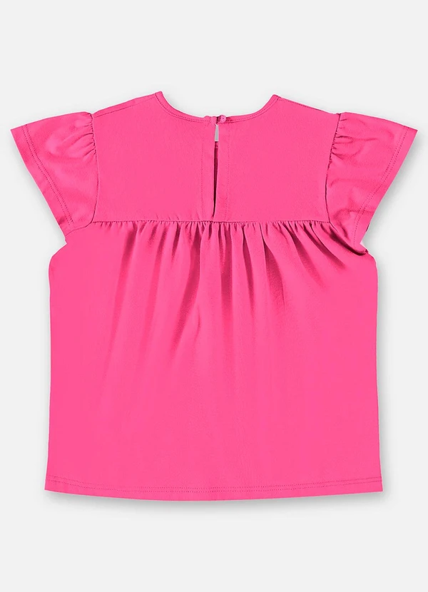 Up Baby - Bata Infantil Básica em Meia Malha Rosa 2