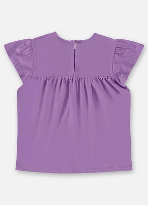 Up Baby - Bata Infantil Básica em Meia Malha Roxo - UP BABY