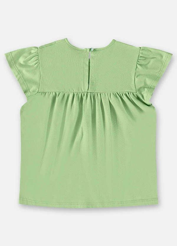 Up Baby - Bata Infantil Básica em Meia Malha Verde 2