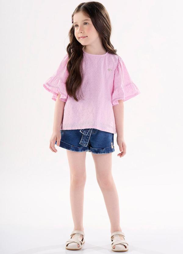 Up Baby - Bata Infantil para Menina em Laise Roxo 2