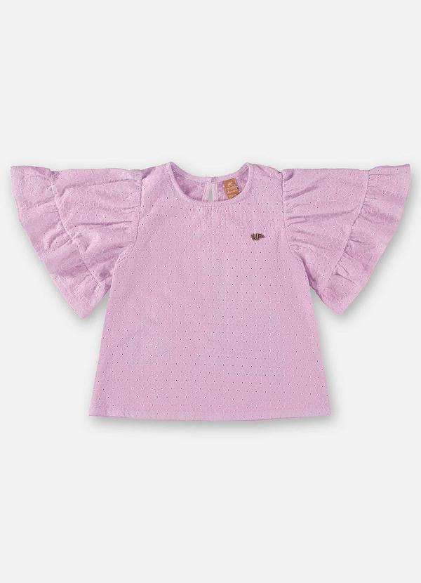 Up Baby - Bata Infantil para Menina em Laise Roxo 3