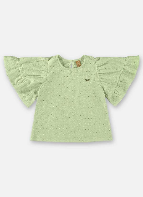 Up Baby - Bata Infantil para Menina em Laise Verde 3