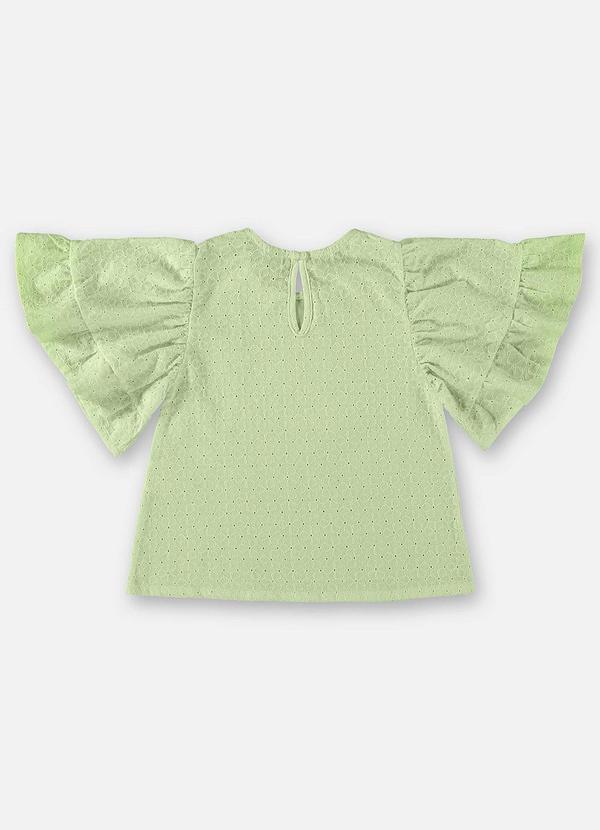 Up Baby - Bata Infantil para Menina em Laise Verde 4