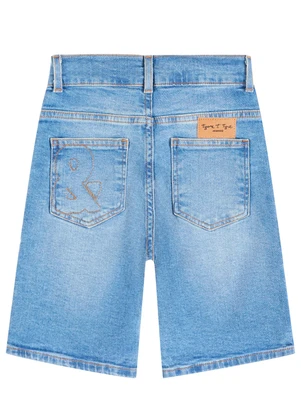 Marisol - Bermuda Infantil Menino Jeans Azul - MARISOL