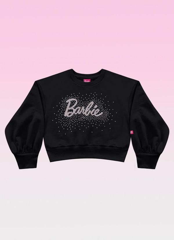 Barbie - Blusão Barbie Mattel Preto