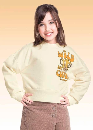 Fakini Kids - Blusão Rei Leao Disney Bege - FAKINI KIDS