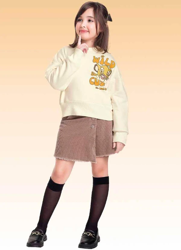 Fakini Kids - Blusão Rei Leao Disney Bege 2