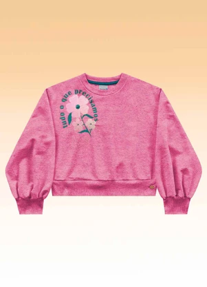 Fakini Kids - Blusão Rosa - FAKINI KIDS