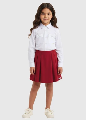 Carinhoso - Camisa Básica em Tricoline Off White - CARINHOSO