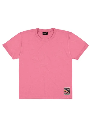 Gloss - Camisa Básica Oversize Juvenil Rosa Pink - GLOSS