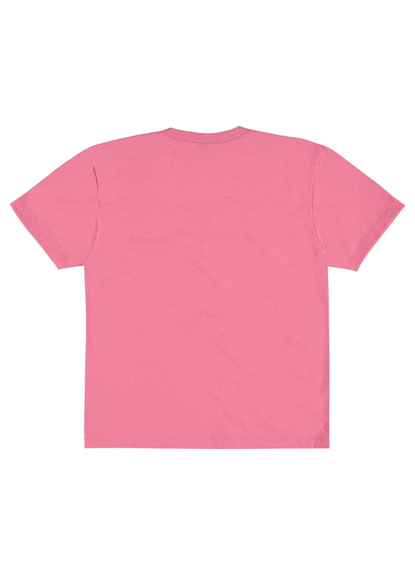 Gloss - Camisa Básica Oversize Juvenil Rosa Pink 2
