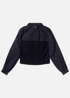 I Am - Camisa com Ribana Preto - I AM