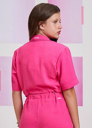 I Am - Camisa Curta Rosa - I AM