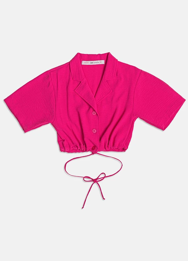 I Am - Camisa Curta Rosa