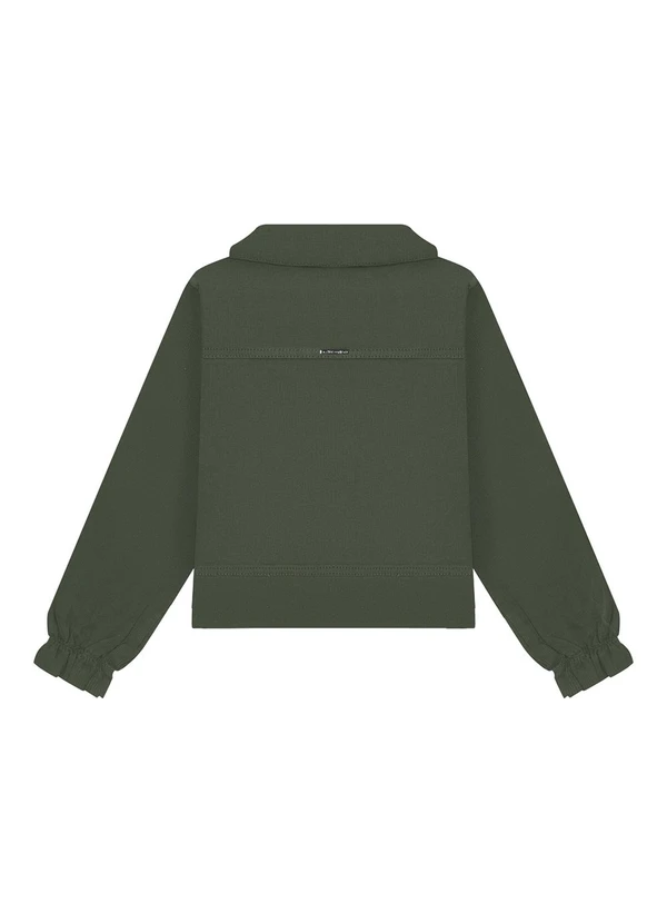 Alakazoo - Camisa em Sarja com Elastano Verde 5