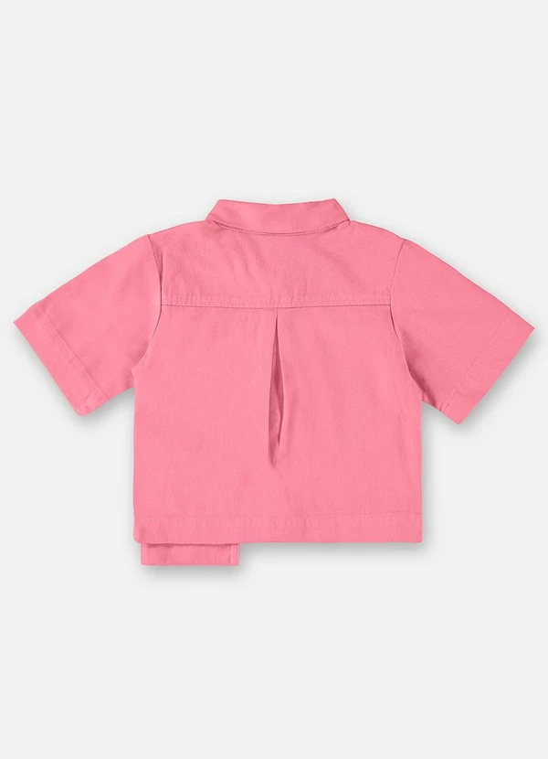 Up Baby - Camisa em Sarja Rosa 4