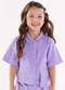 Up Baby - Camisa em Sarja Rosa - variação: Roxo