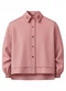 Carinhoso - Camisa Mullet com Bordado Floral Bordô - variação: Bordô