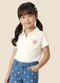 Malwee Kids - Camisa Polo Positive Hearts Off White - variação: Off White