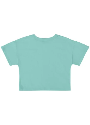 Bee Loop - Camiseta Básica para Menina Azul - BEE LOOP