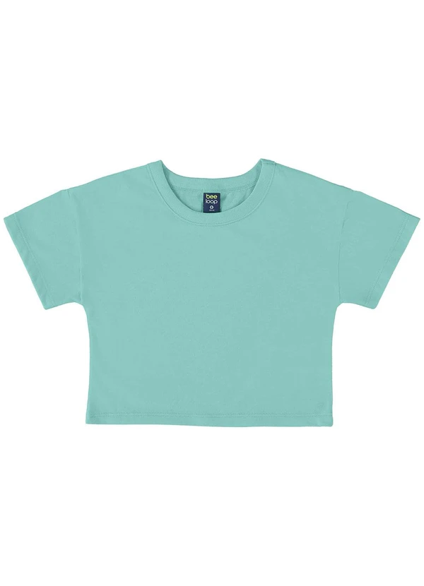 Bee Loop - Camiseta Básica para Menina Azul