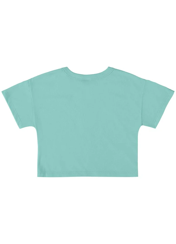 Bee Loop - Camiseta Básica para Menina Azul 2