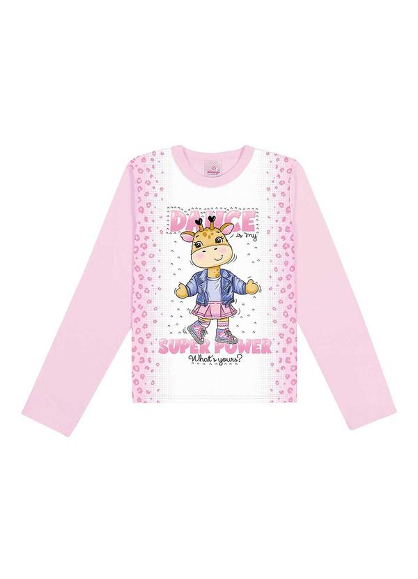 Abrange - Camiseta Girafa Rosa