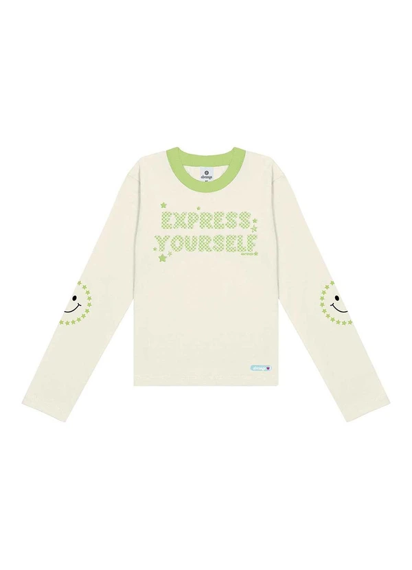 Abrange - Camiseta Smile Bege 1