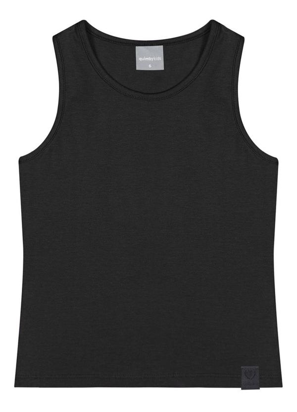 Quimby - Regata em Cotton Preto