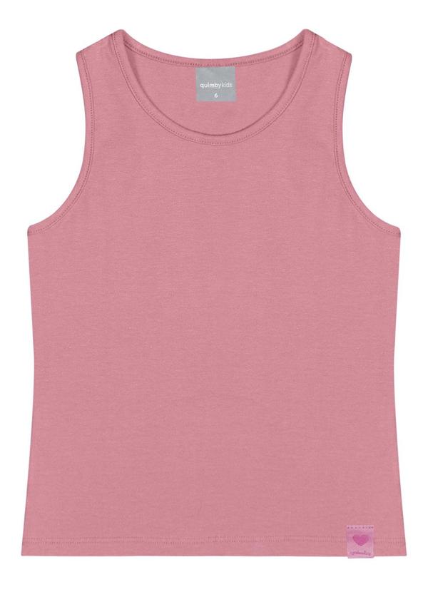 Quimby - Regata em Cotton Rosa