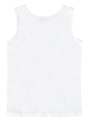 Bee Loop - Regata em Meia Malha para Menina Branco - BEE LOOP
