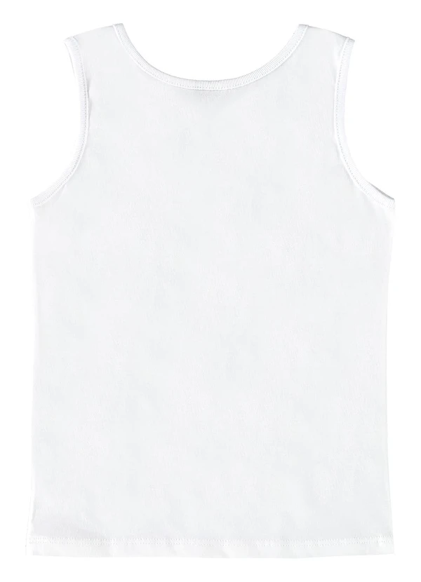 Bee Loop - Regata em Meia Malha para Menina Branco 2