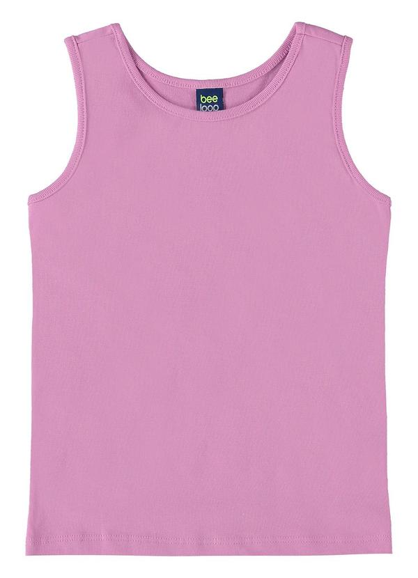 Bee Loop - Regata em Meia Malha para Menina Roxo