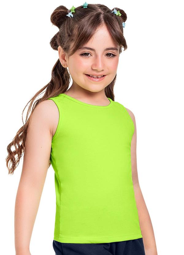 Bee Loop - Regata em Meia Malha para Menina Verde