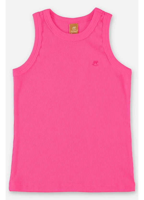 Up Baby - Regata Infantil Básica para Menina Rosa