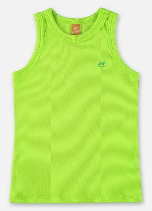 Up Baby - Regata Infantil Básica para Menina Verde - UP BABY