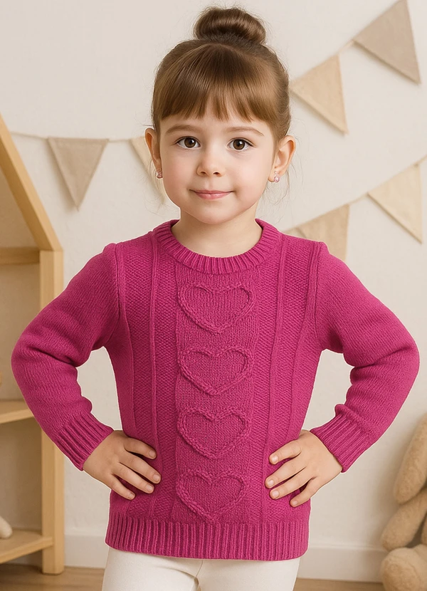 Anadoda - Blusa Infantil Coraçoes Pink