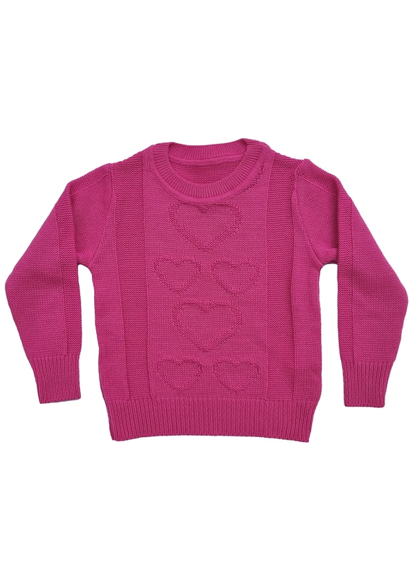 Anadoda - Blusa Infantil Coraçoes Pink 2