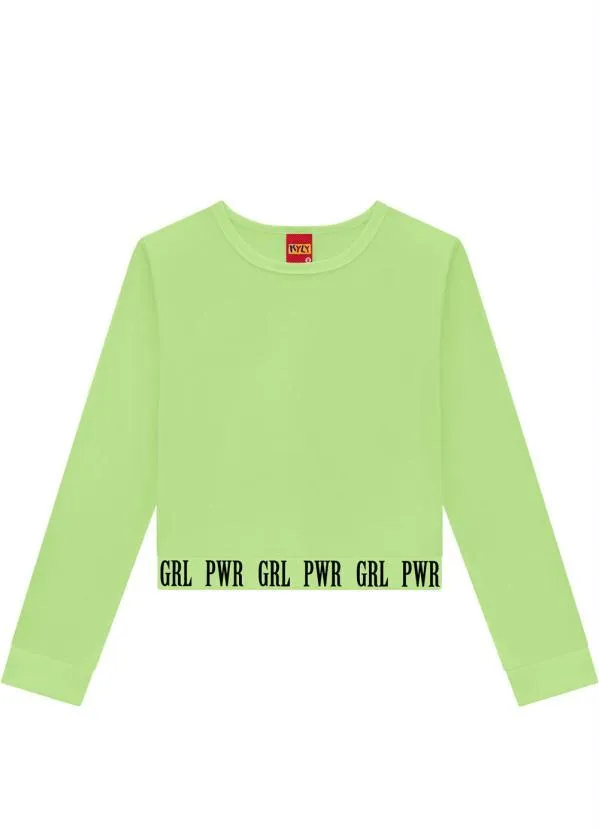 Kyly - Blusa Infantil MeninaVerde