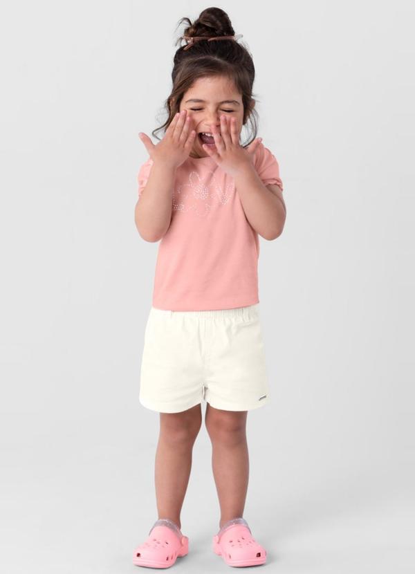Brandili - Blusa Infantil Menina em Malha  Rosa 2