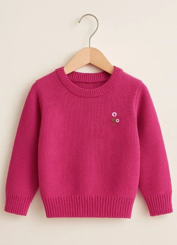 Anadoda - Blusa Infantil Tricô Pink 3