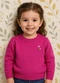 Anadoda - Blusa Infantil Tricô Rosa Claro - variação: Pink