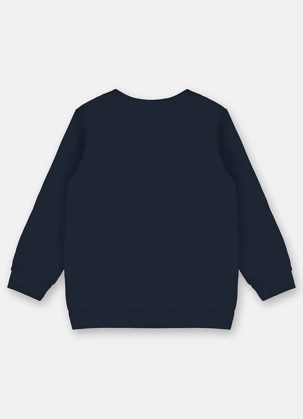 Up Baby - Blusão Básico Infantil Menina Azul 2