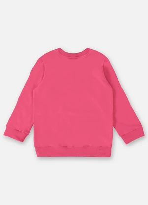 Up Baby - Blusão Básico Infantil Menina Rosa - UP BABY