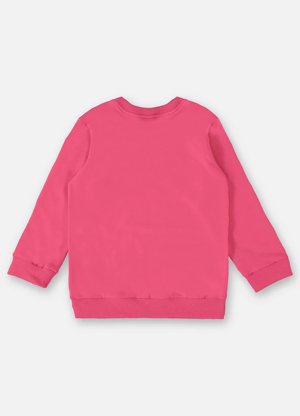 Up Baby - Blusão Básico Infantil Menina Rosa 2