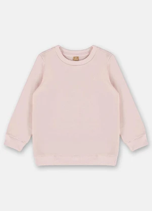 Up Baby - Blusão Básico Infantil Menina Rosa - UP BABY