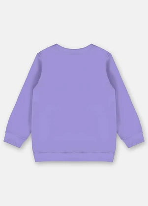 Up Baby - Blusão Básico Infantil Menina Roxo - UP BABY