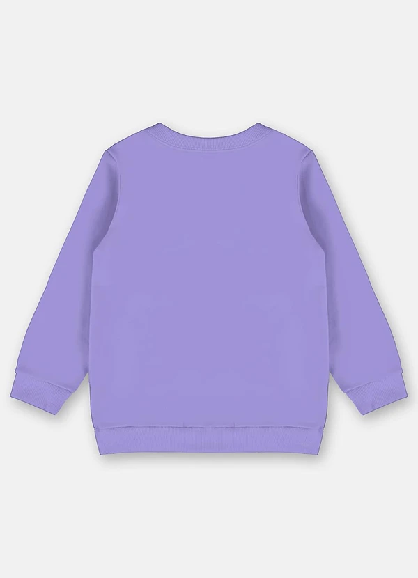 Up Baby - Blusão Básico Infantil Menina Roxo 2